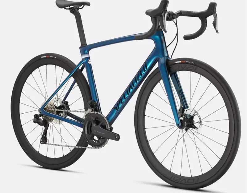 Specialized Roubaix Expert Road Bike 2023 in Teal/ Ice Papaya/ Black-4